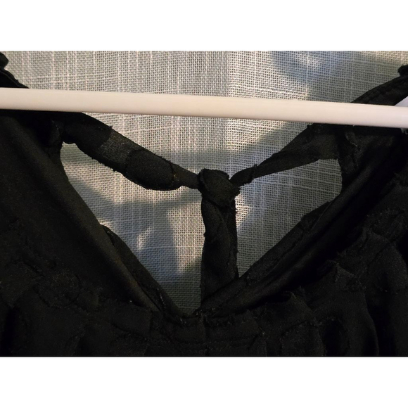 Women's LC Lauren Conrad Top Size M Black - Picture 4 of 7